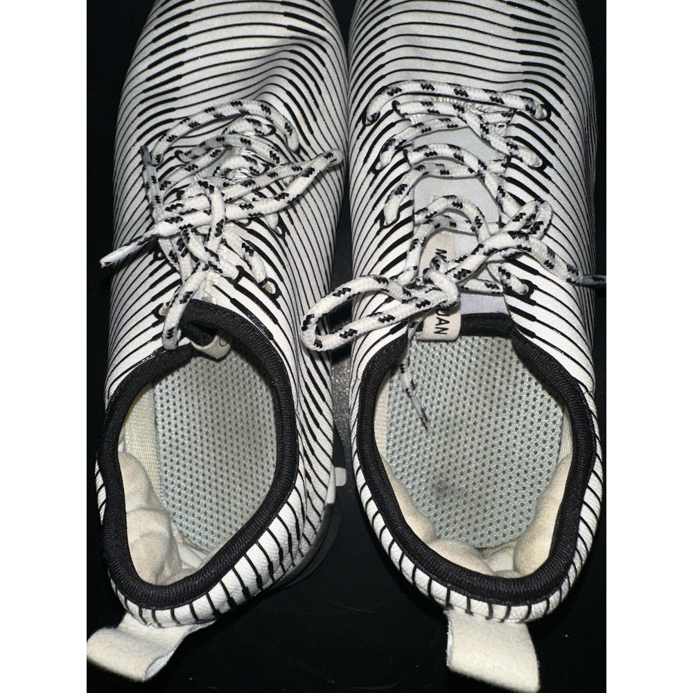 Meinianguan Athletic Shoes Men's White and Black Striped Size 11 Eur/44 - Picture 4 of 11